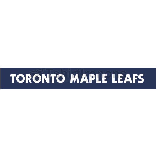 Toronto Maple Leafs T-shirts Iron On Transfers N344 - Click Image to Close